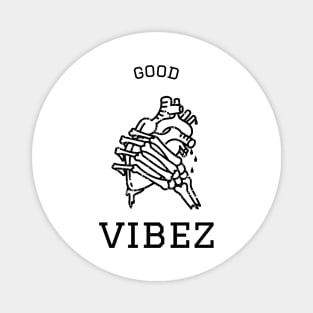 Good Vibes - Good vibez skull Magnet